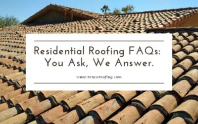 7 Phoenix Residential Roofing FAQs