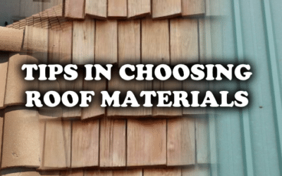 3 Tips for Choosing the Right Roof Materials