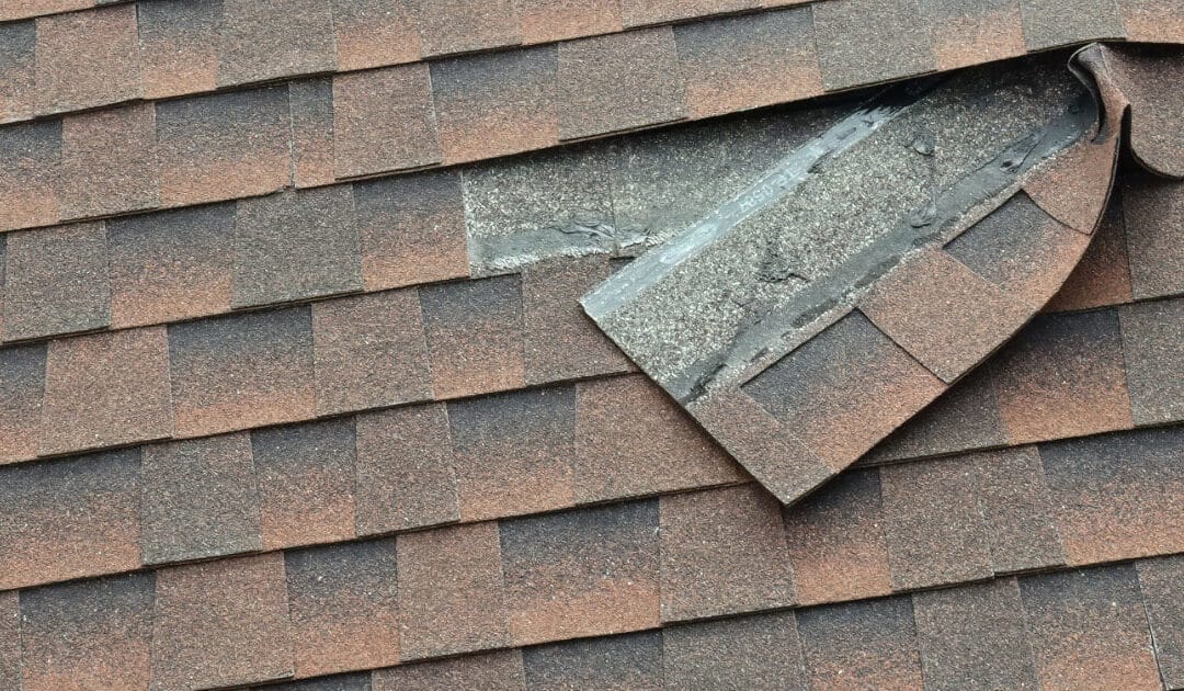 Loose shingles after major rainstorm