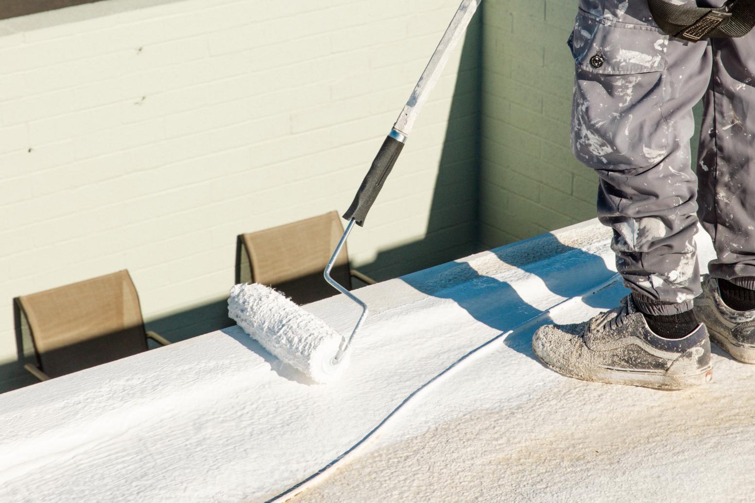 foam roof application