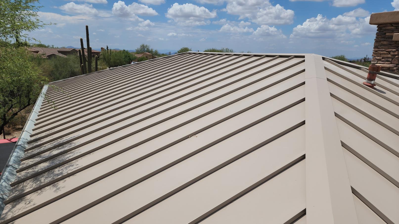 Newly Installed Metal Roof