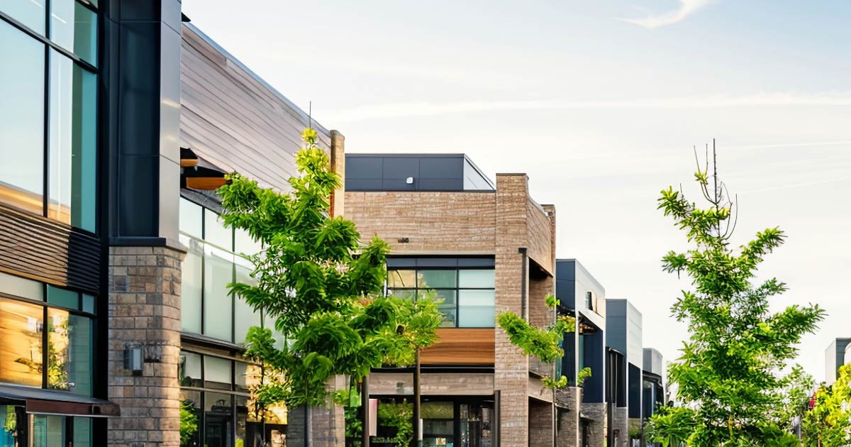 Commercial shopping center in North Phoenix neighborhood