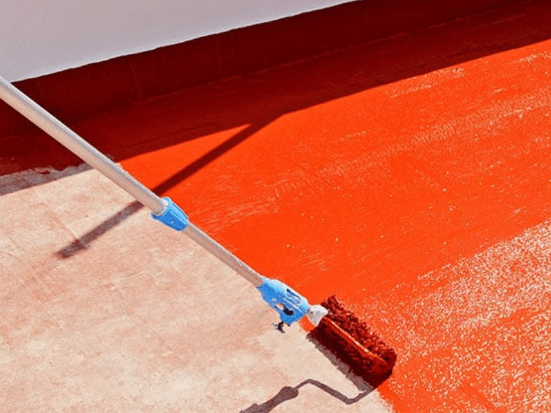 Applying a roof coating in Phoenix arizona