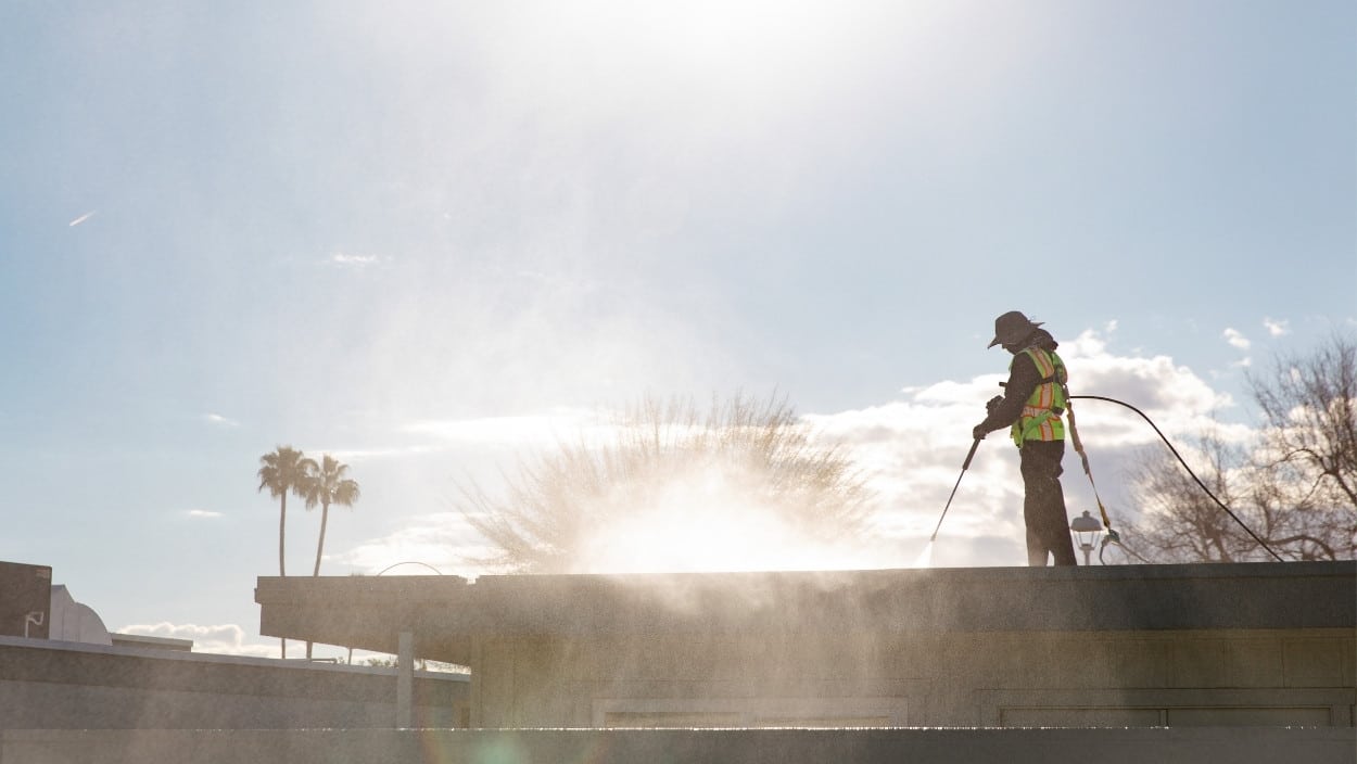 phoenix foam roof installation process steps for spray polyurethane foam roofing