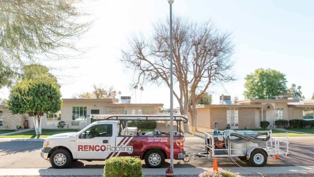 Renco Roofing Phoenix Truck