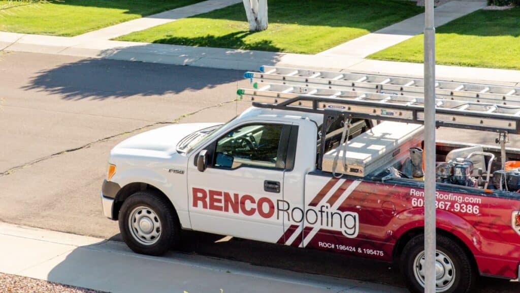 Renco Roofing Truck