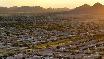 glendale-small Overhead view of large neighborhood in Surprise